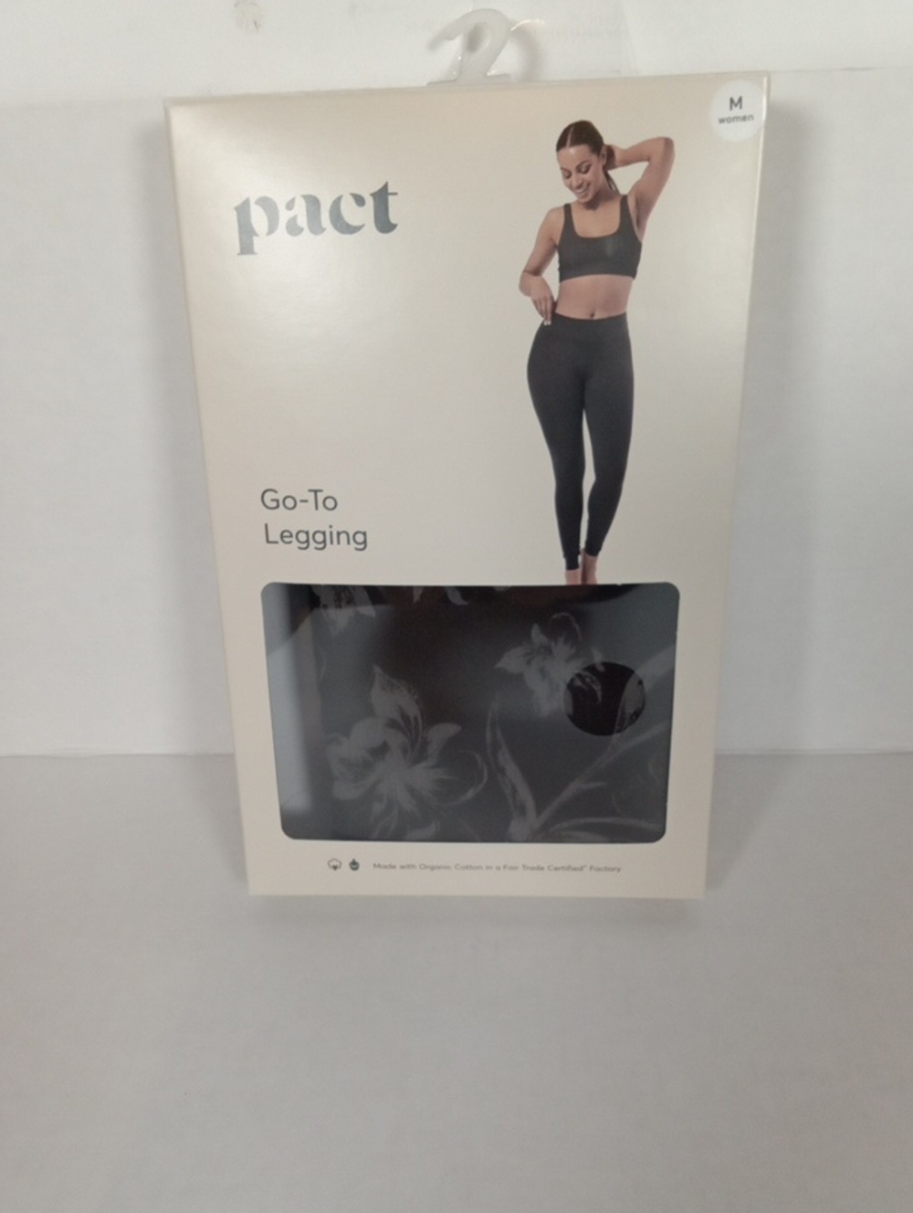 Pact Womens Vineyard Floral Raven Go To Go Leggings Organic Cotton Medium